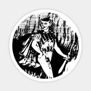 Mephistopheles on Halloween Magnet